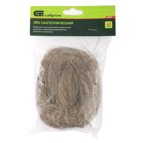 Лен сантехнический 40 г, Сибртех фото 1