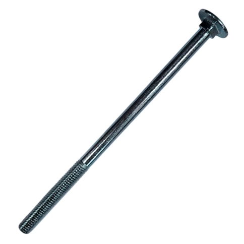 Болт с полукруглой головкой и квадратным подголовком 8х150 мм DIN 603, оцинкованный фото 1