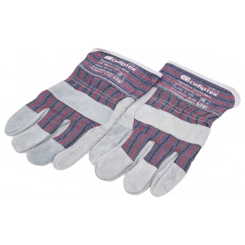 Перчатки комбинированные, спилковые, размер ХL, Сибртех фото 1