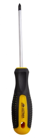 Отвертка Ultima PH1x150 мм, CrV, двухкомпонентная рукоятка anti slip фото 1