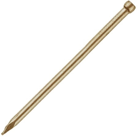 Гвозди финишные латунированные (фас 40шт) фото 1