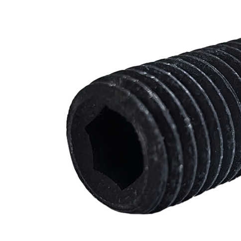 Винт установочный с внутр. шестигранником 8х16 мм, класс прочности 12.9 DIN 914 черный фото 3