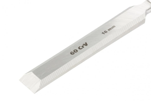 Долото-стамеска Тигровый глаз 16 мм, двухкомпонентные обрезиненные рукоятки Matrix фото 2