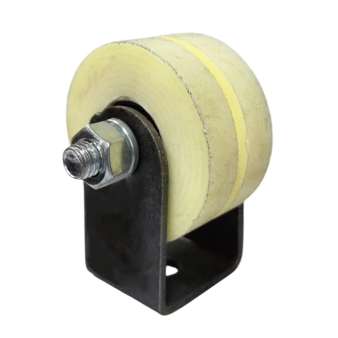 Ролик d70 мм Р2706М на малой платформе под трубу 20*20, капролон фото 2