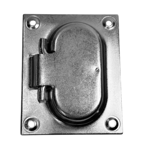 Ручка откидная скрытая 100х80 цинк фото 1