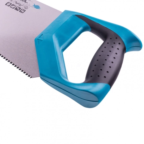 Ножовка по дереву PIRANHA, двухкомп.рук.,зуб 3D, каленый зуб, 11-12 TPI 500мм Gross фото 3