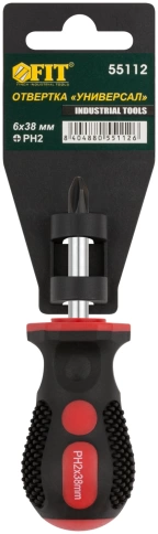 Отвертка Универсал, CrV сталь, прорезин.ручка, Профи РН2 фото 9
