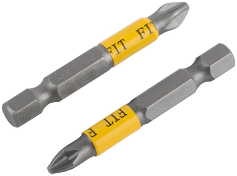 Биты кованые, сталь S2, одностор. РН2, 2шт. Профи, блистер фото 6