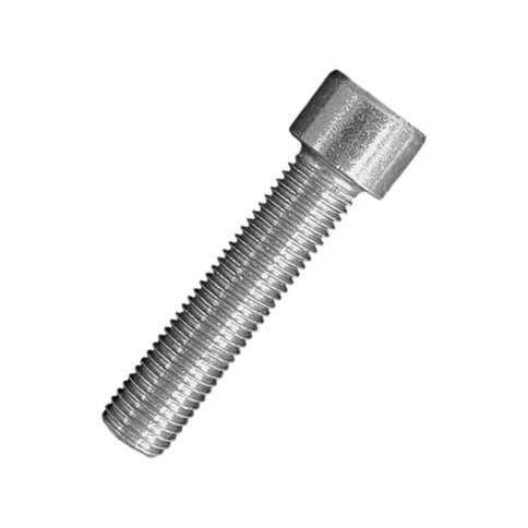 Винт с внутренним шестигранником 16х65 мм класс прочности 8.8 DIN 912 полная резьба, оцинкованный фото 1