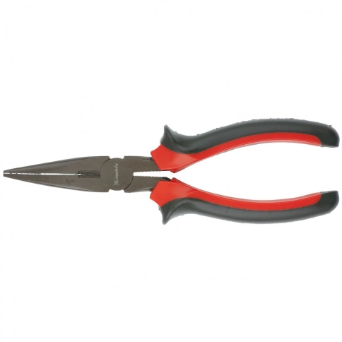 Длинногубцы прямые Black Nickel, двухкомпонентные рукоятки 200 мм Matrix фото 1