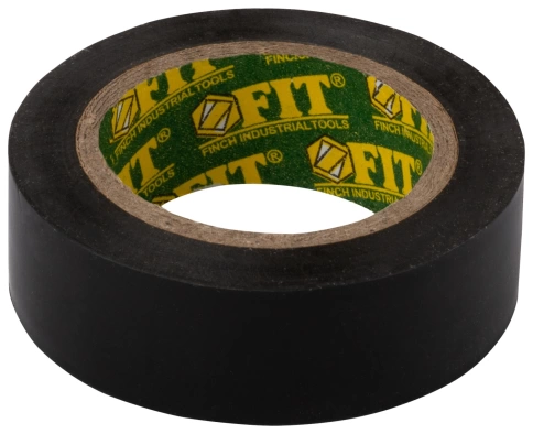 Изолента ПВХ 19 мм х 0,13 мм х 10 м черная фото 1