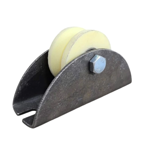 Ролик d70 Р2712 мм на платформе под угол шириной 35 мм, капролон фото 1