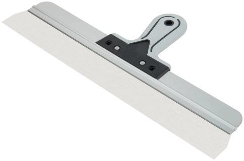 Шпатель фасадный Профи, нержавеющая сталь, прорезиненная ручка 450 мм фото 2