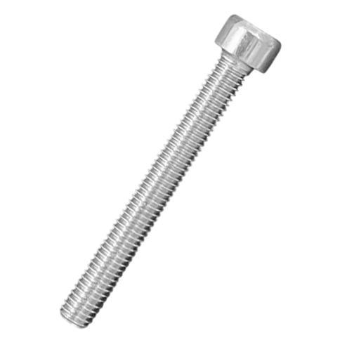 Винт с внутренним шестигранником 5х50 мм класс прочности 8.8 DIN 912 полная резьба, оцинкованный фото 1