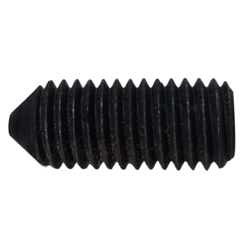 Винт установочный с внутр. шестигранником 4х10 мм, класс прочности 12.9 DIN 914 черный фото 1