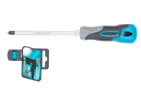 Отвертка PZ3x150 мм, S2, трехкомпонентная рукоятка Gross фото 2