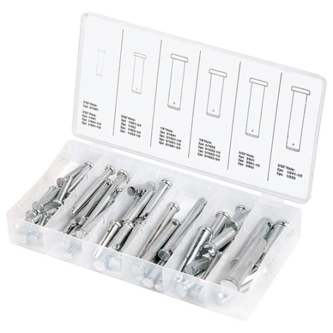 Штифты с головкой и отверстием под шплинт Сибртех фото 1