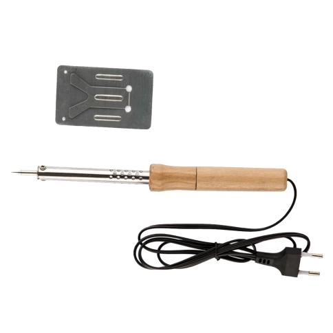 Паяльник с деревянной ручкой 60 Вт, Sparta фото 1