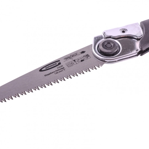 Пила по дереву PIRANHA, складная.,обрезин.рук.,зуб 3D, каленый зуб, кобура, 8-9 TPI 130мм Gross фото 3