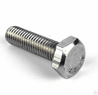 Болт нержавеющий 6х50 мм DIN933  100шт фото 6