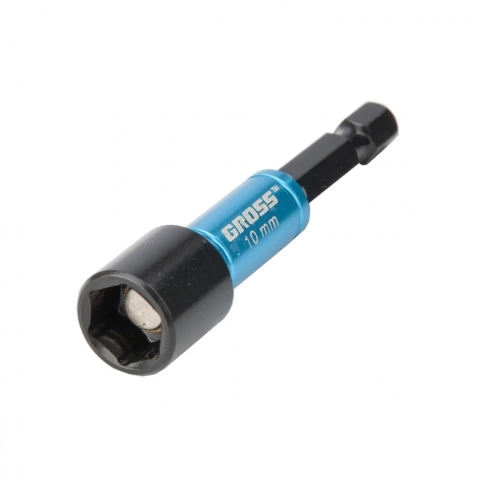 Бита с торцевой головкой, магнит, Nut-Driver 10 мм S2 Gross фото 2