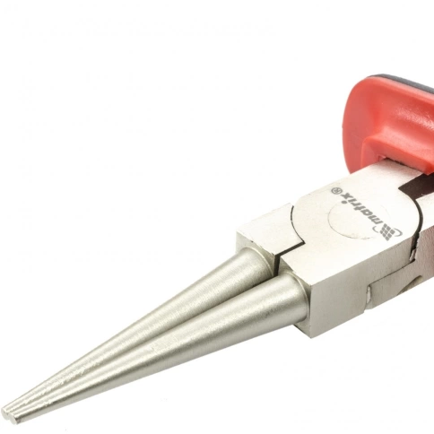 Круглогубцы NICKEL, никелир., двухкомпонент.рук. 160 мм Matrix фото 2