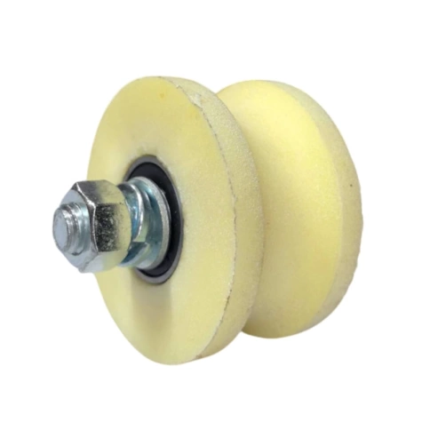 Ролик d70 мм Р2707 под трубу d3/4 d25 мм, капролон фото 2