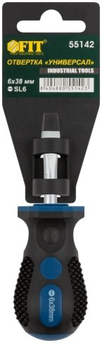 Отвертка Универсал, CrV сталь, прорезин.ручка, Профи SL фото 18