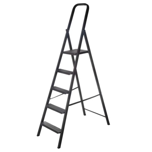 Стремянка стальная Компакт, 5 ступеней фото 1