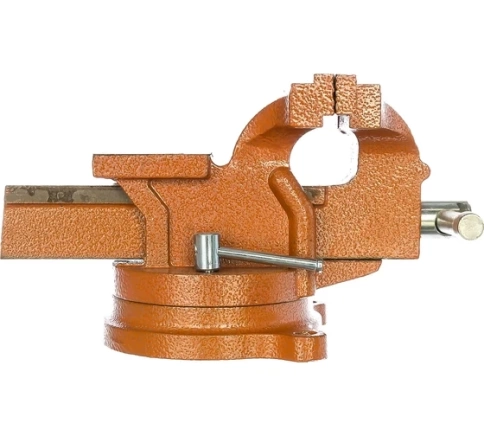 Тиски слесарные поворотные, с наковальней, 100 мм Sparta фото 1