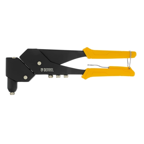 Заклепочник ручной 285 мм, поворотный 0-360, заклепки 2,4-3,2-4,8 мм Denzel фото 1
