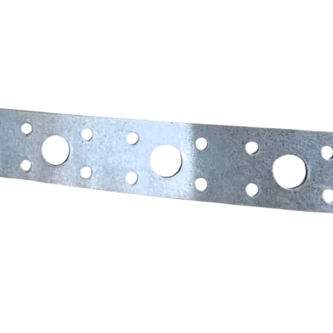 Лента перфорированная вентиляционная прямая 0,5 мм LP 17мм х 25м, оцинкованная фото 2