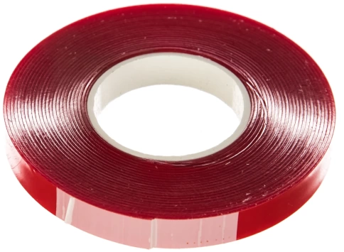 Лента-скотч акриловая двухсторонняя 10мм х 5м Bull фото 1