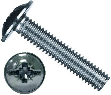 Винт с прессшайбой М5х100 полукруглая головка DIN967, 10 шт. фото 5