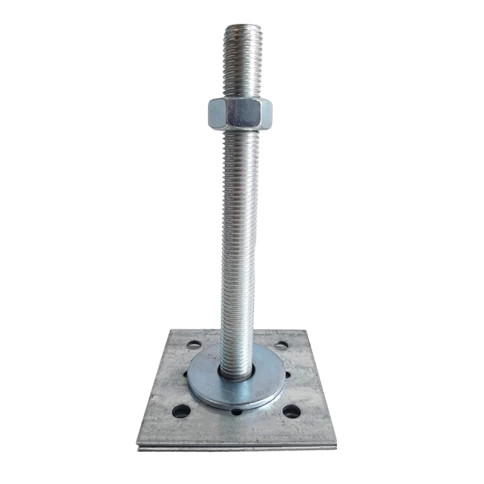 Анкер регулировочный по высоте 200х120х20 мм, оцинкованный фото 1