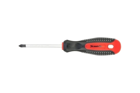 Отвертка Fusion PZ2x100 мм, CrV, трехкомпонентная рукоятка antislip Matrix фото 1