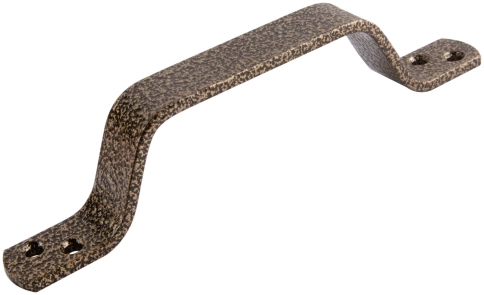 Ручка скоба плоская 85 мм антикварная бронза фото 1