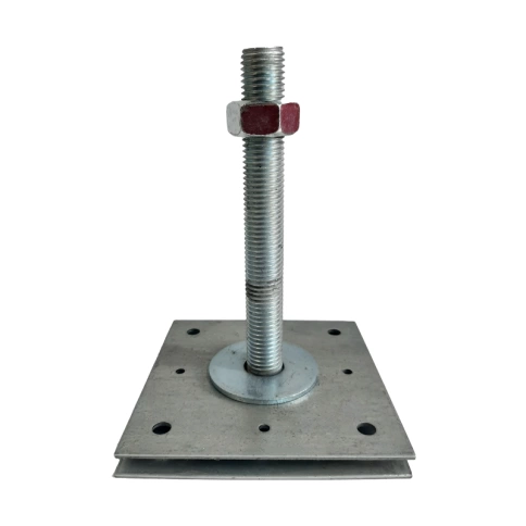 Анкер регулировочный по высоте 200х150х20 мм, оцинкованный фото 1