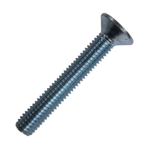 Винт потай 6х90 мм DIN 7991 класс прочности 8.8, полная резьба, оцинкованный фото 1