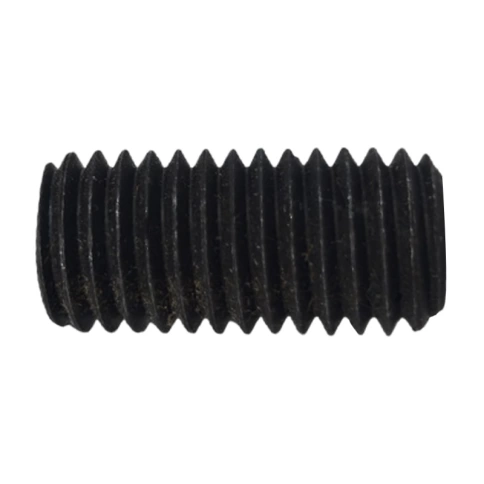 Винт установочный с внутр. шестигранником 5х10 мм, класс прочности 12.9 DIN 913 тупой конец, черный фото 1