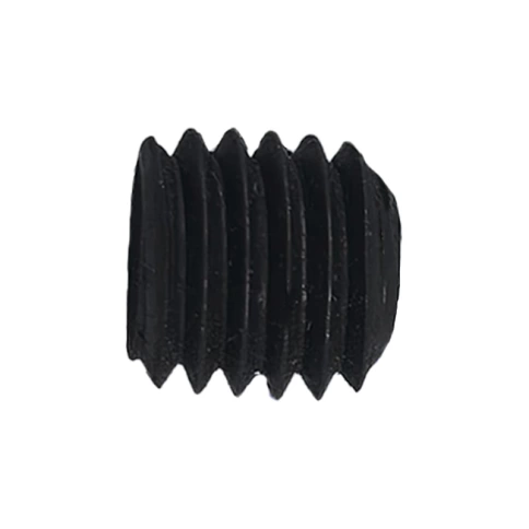 Винт установочный с внутр. шестигранником 5х8 мм, класс прочности 12.9 DIN 913 тупой конец, черный фото 1