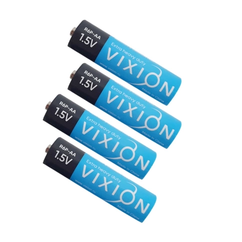 Батарейка солевая R6P-AA 4 шт VIXION фото 3