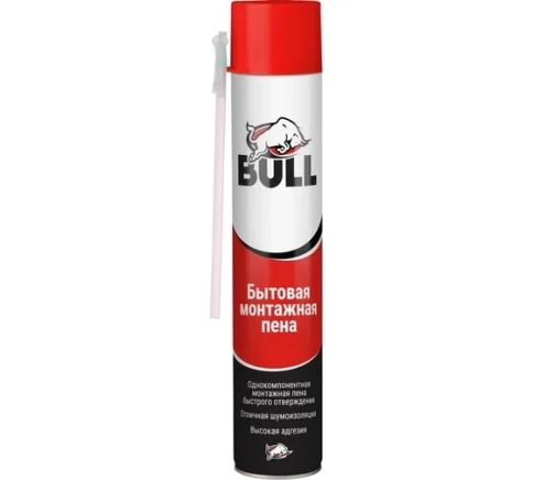 Пена монтажная бытовая Bull SF550 550 гр. фото 1