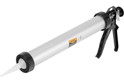 Пистолет для герметика 750 мл "закрытый" алюминиевый корпус,круглый шток 8 мм Sparta фото 1