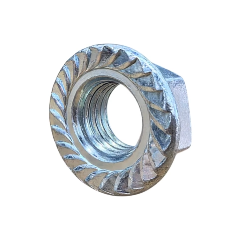 Гайка с фланцем М10 DIN 6923 оцинкованная фото 1