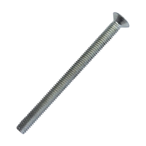 Винт потай 6х50 мм DIN 965, полная резьба, оцинкованный фото 1