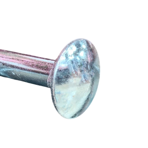 Болт с полукруглой головкой и квадратным подголовком 8х100 мм DIN 603, оцинкованный фото 2