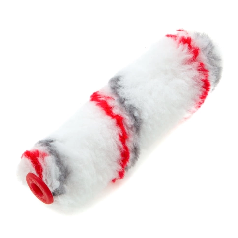 Валик-мини сменный нейлон Профи, d 16мм, ворс 12мм, d ручки 6мм, 100мм полиамид MТХ фото 1