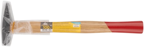 Молоток, деревянная ручка 100 г фото 1