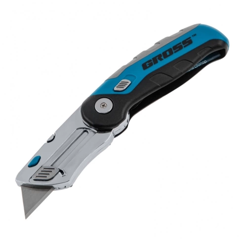 Нож рем-монтажный складной 175 мм. 3-хкомп.рук.,контейнер,держ.д/лез Gross фото 1